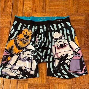 STANCE STAR WARS Graphic Boxer Briefs with Stormtrooper and Chewbacca Design